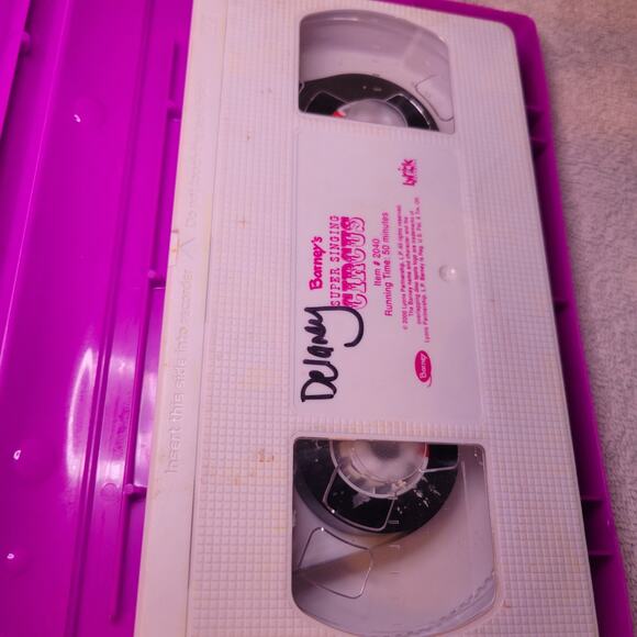 Barney Super Singing Circus 2000 VHS Movie Dinosaur Kids show - Picture 4 of 7